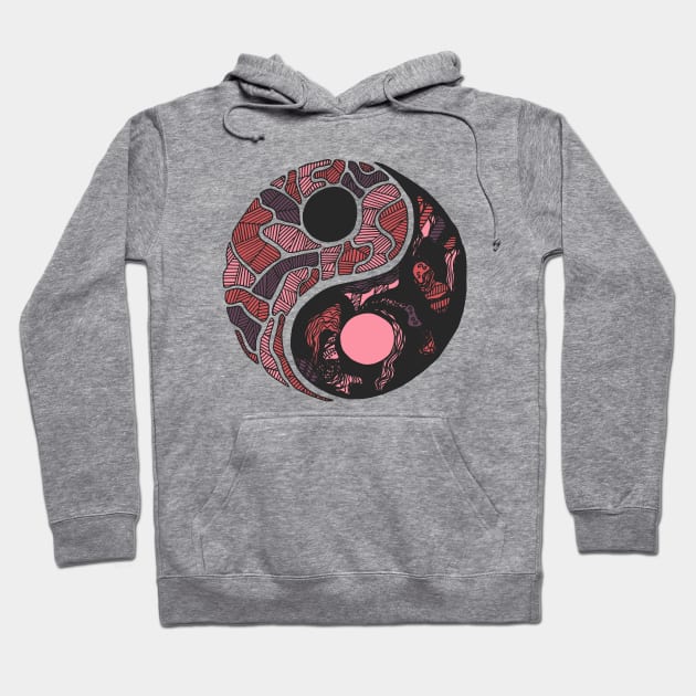 Ambrose Abstract Yin Yang Hoodie by kenallouis